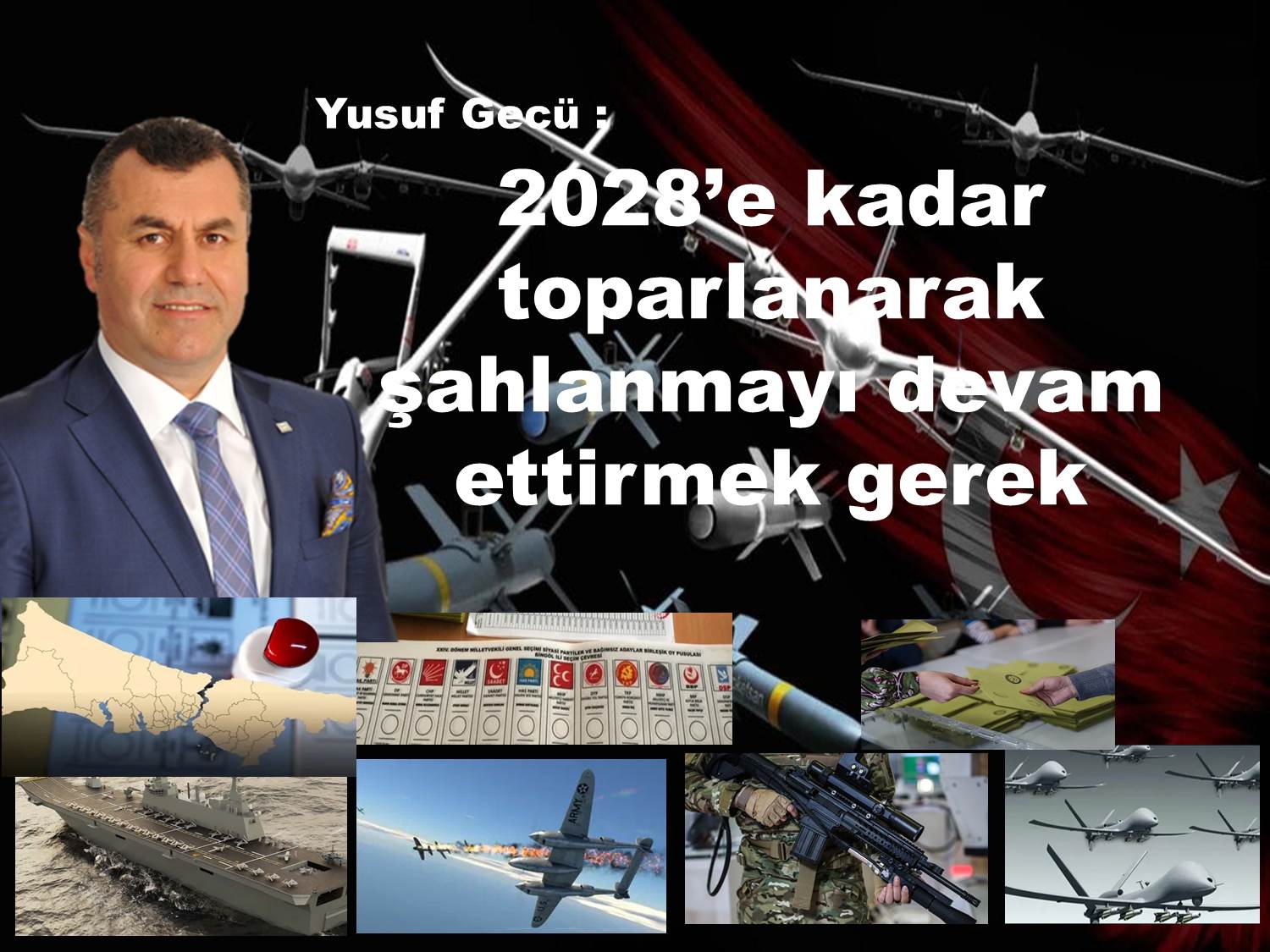 Görevleri olan bir milletiz, yılmak yok, toparlanarak yola devam edeceğiz…