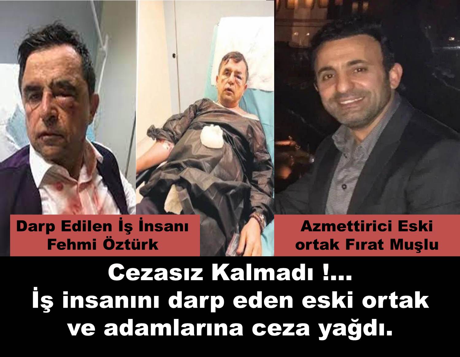 İş insanına darp cezasız kalmadı…