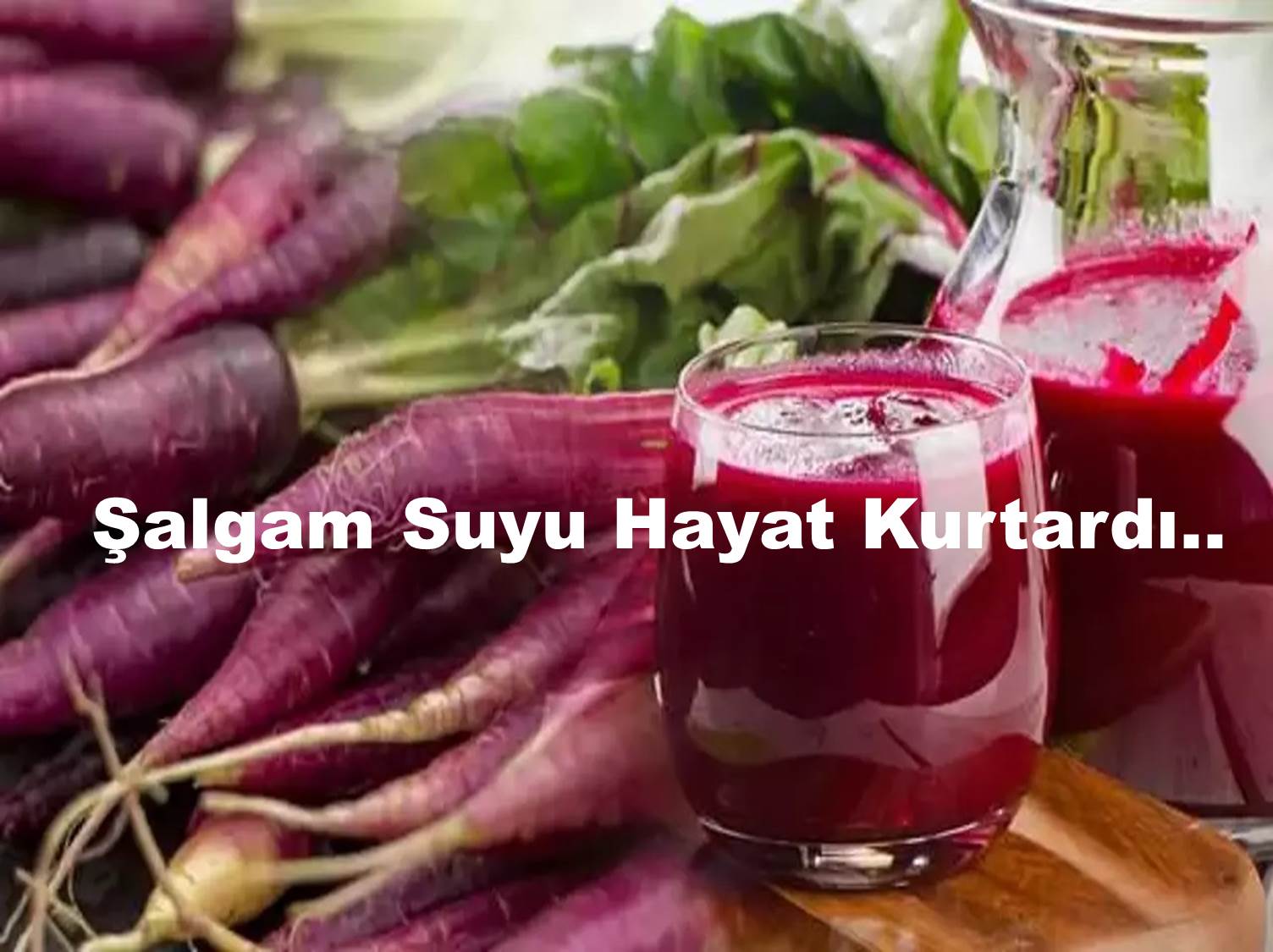 Şalgam suyunun faydaları saymakla bitmiyor…